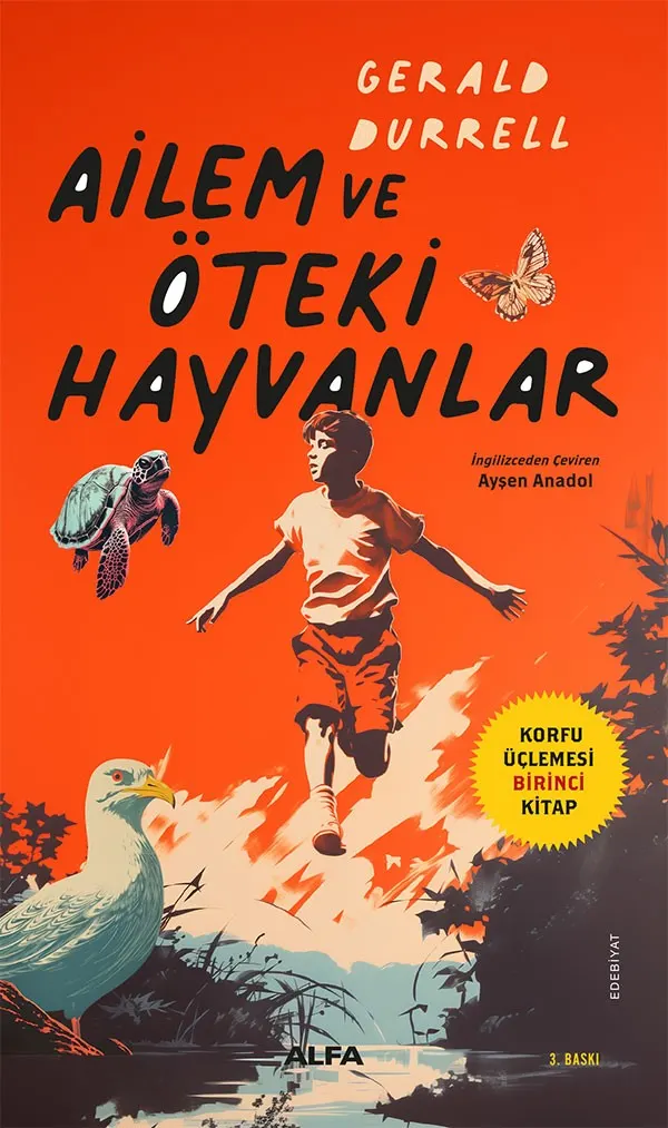 Ailem ve Öteki Hayvanlar: Korfu Üçlemesi Birinci Kitap kitabının kapağı