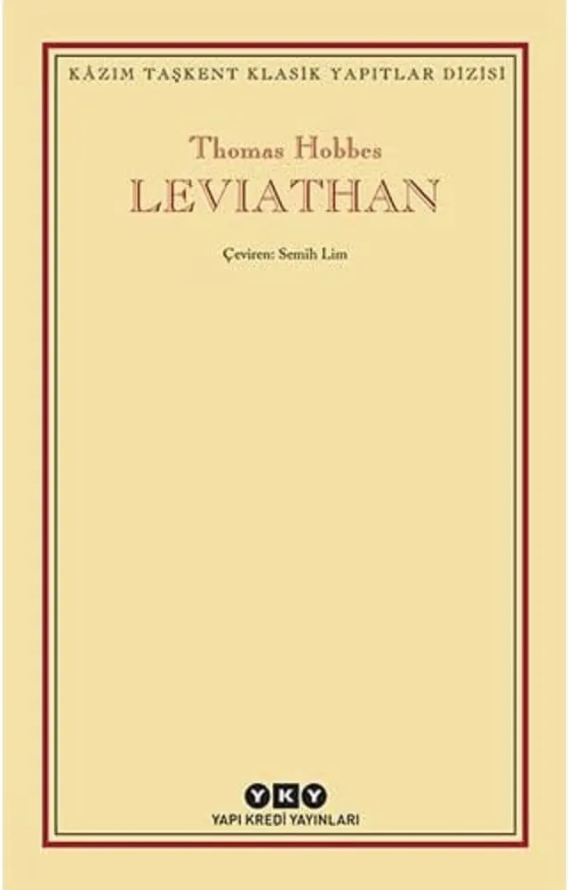 Leviathan: Bir Din ve Dünya Devletinin İçeriği, Biçimi ve Kudreti kitabının kapağı