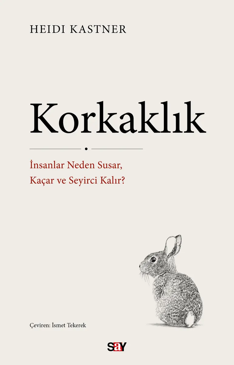 Korkaklık: İnsanlar Neden Susar, Kaçar ve Seyirci Kalır? kitabının kapağı