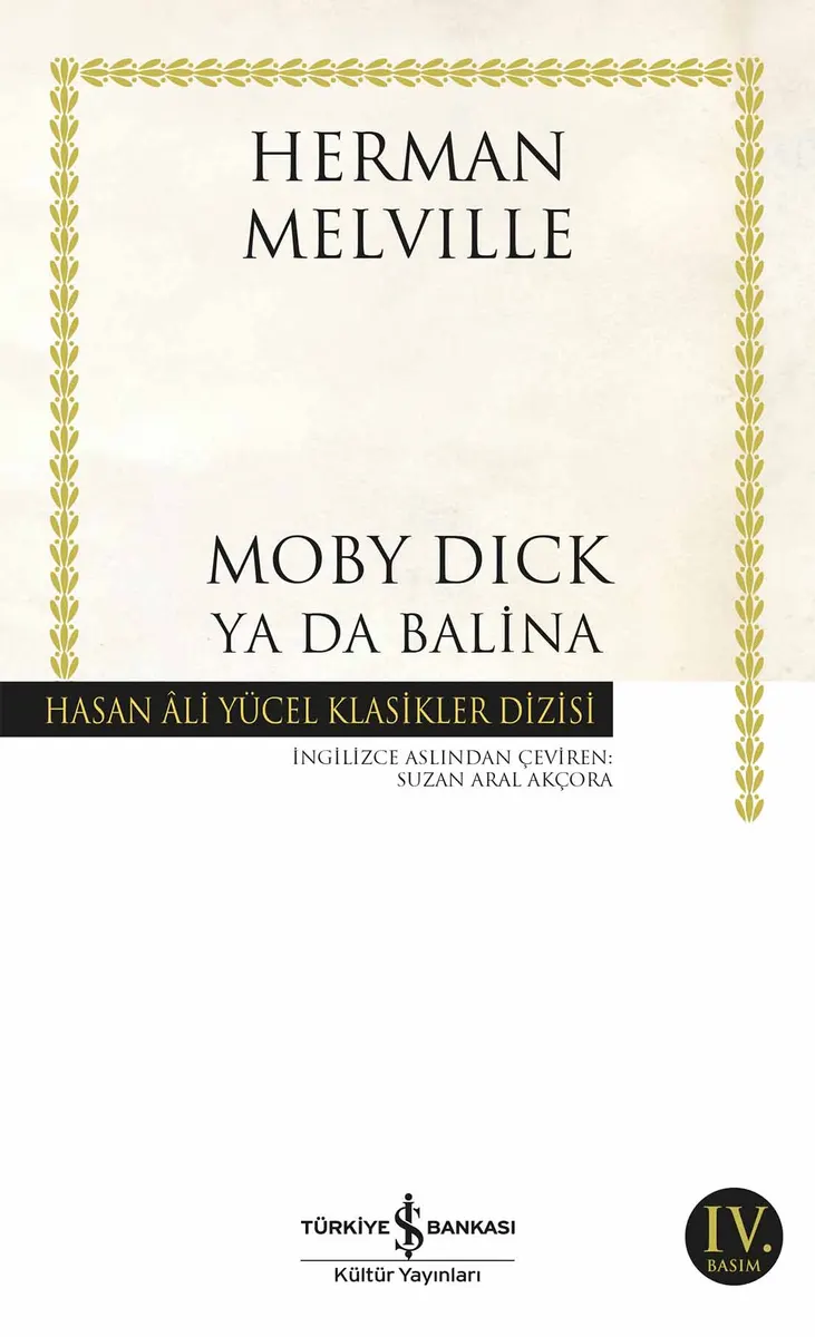 Moby Dick ya da Balina kitabının kapağı