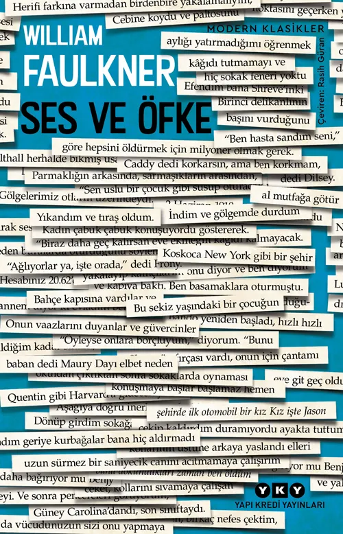 Ses ve Öfke kitabının kapağı