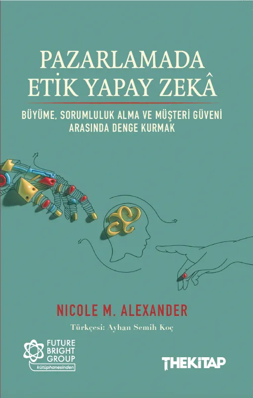 Pazarlamada Etik Yapay Zeka kitabının kapağı