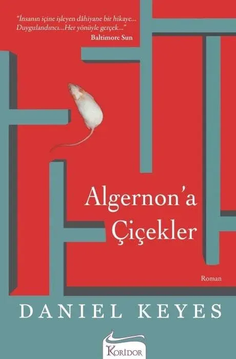 Algernon'a Çiçekler kitabının kapağı