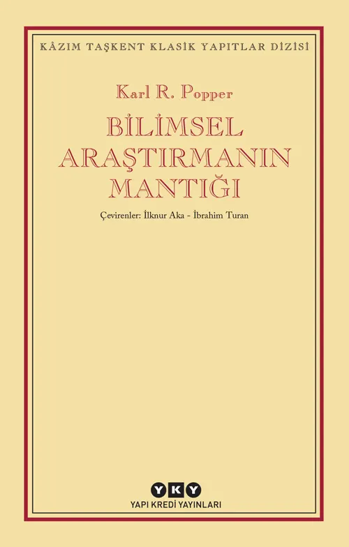 Bilimsel Araştırmanın Mantığı kitabının kapağı