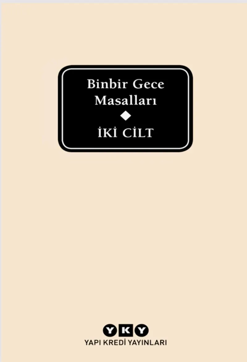 Binbir Gece Masalları kitabının kapağı