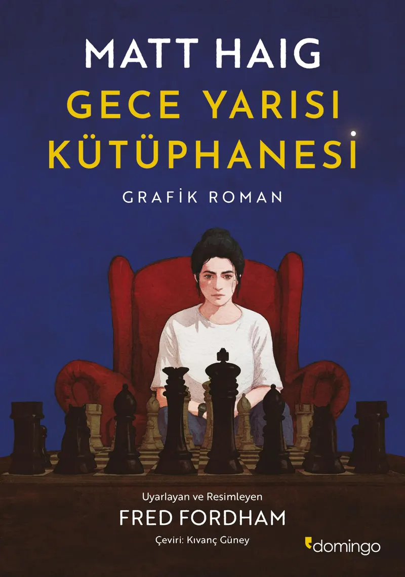 Gece Yarısı Kütüphanesi (Grafik Roman) kitabının kapağı