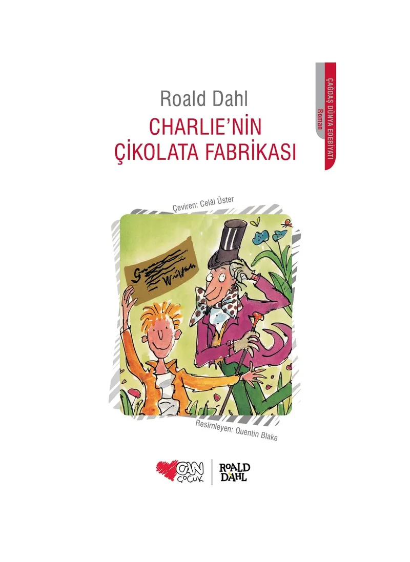 Charlie'nin Çikolata Fabrikası kitabının kapağı